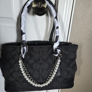 Coach Vintage Signature Flannel Wool 7723 Shoulder Bag